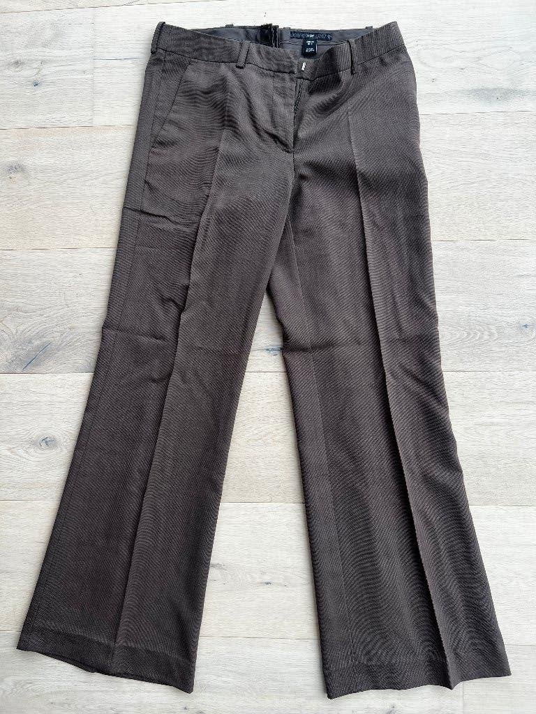 Damesbroek H&M, M36, bruin geruit, Kleding | Dames, H&M, Bruin, Ophalen of Verzenden, Maat 36 (S)