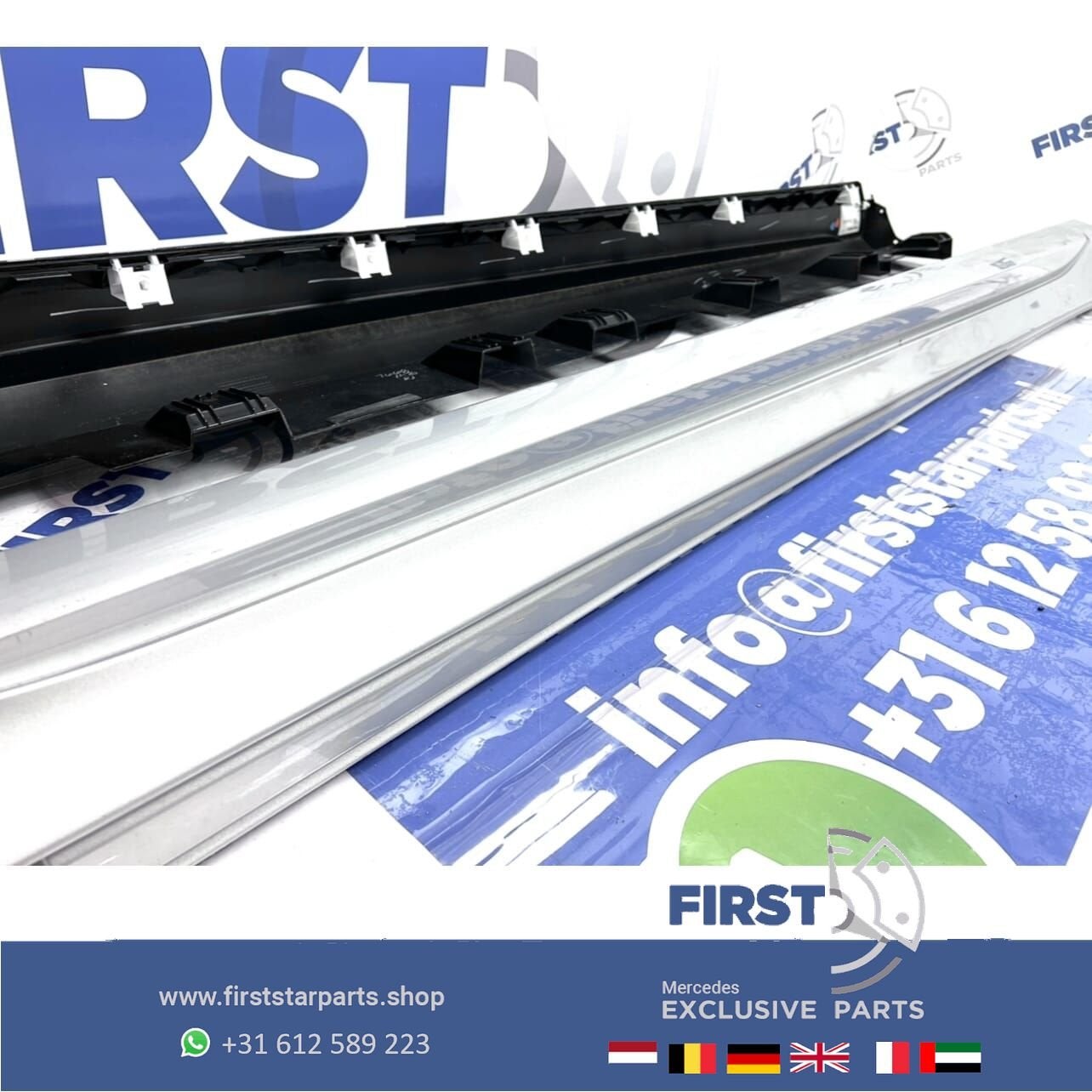 W167 V167 GLE AMG SIDESKIRT SET LINKS + RECHTS Mercedes GLE, Auto-onderdelen, Gebruikt, -, Ophalen of Verzenden, Bumper