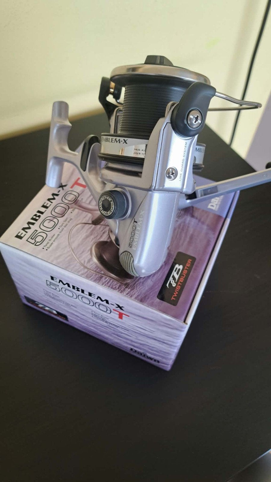 Moulinet Daiwa Emblem X 5000T, Watersport en Boten, Ophalen, Gebruikt, Molen