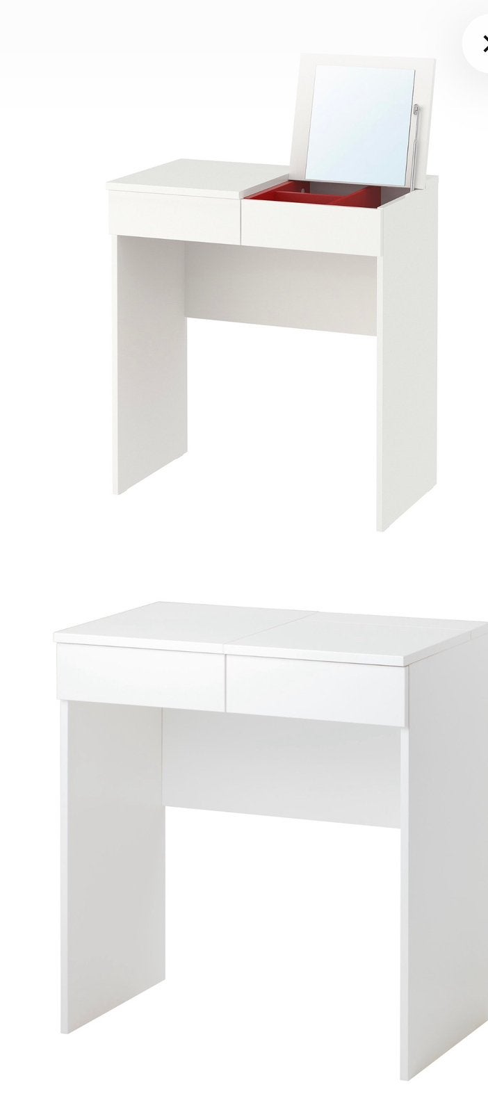 coiffeuse ikea, Maison & Meubles, Enlèvement, Comme neuf