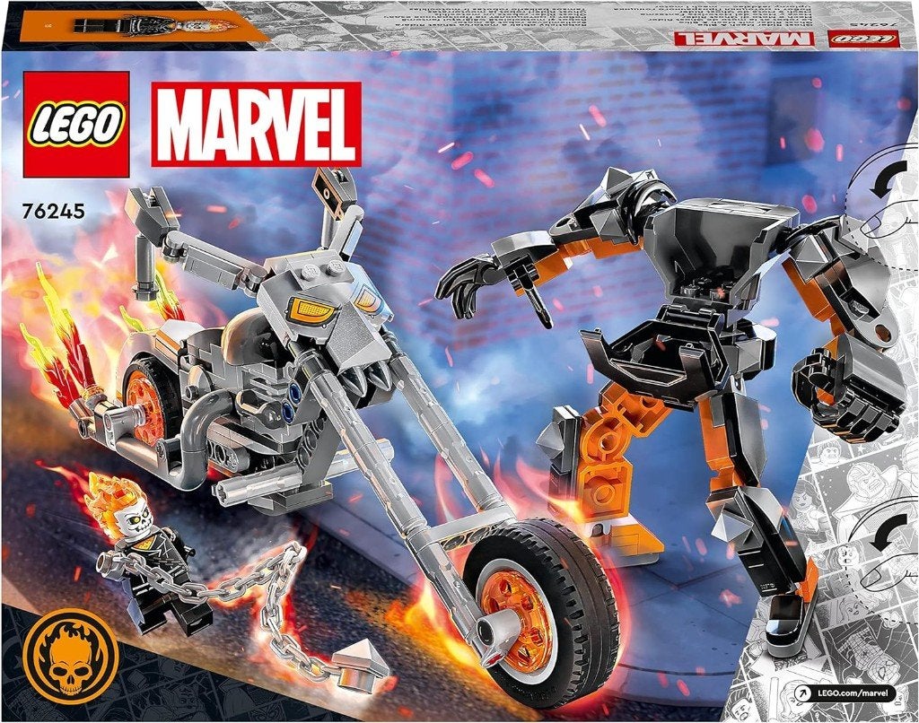 Neuf - Lego - Le robot et la moto de Ghost Rider (76245), Ophalen of Verzenden, Compleet, Lego, Ninjago