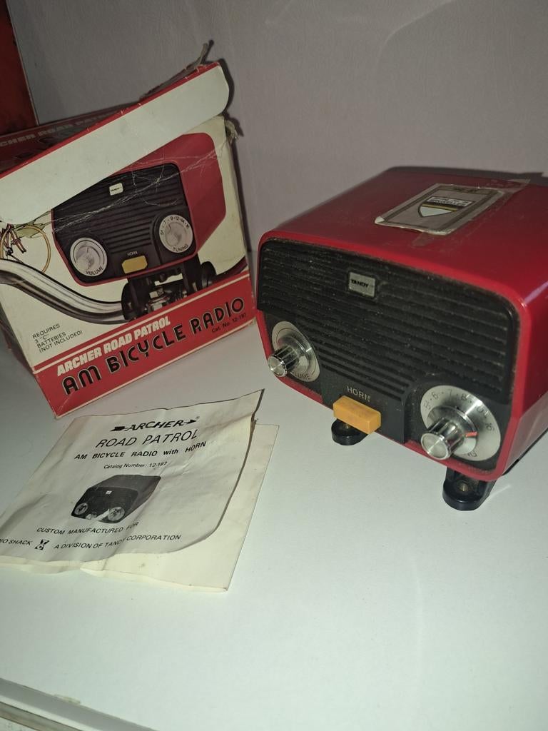 Vintage fietsradio 1970, Enlèvement, Radio
