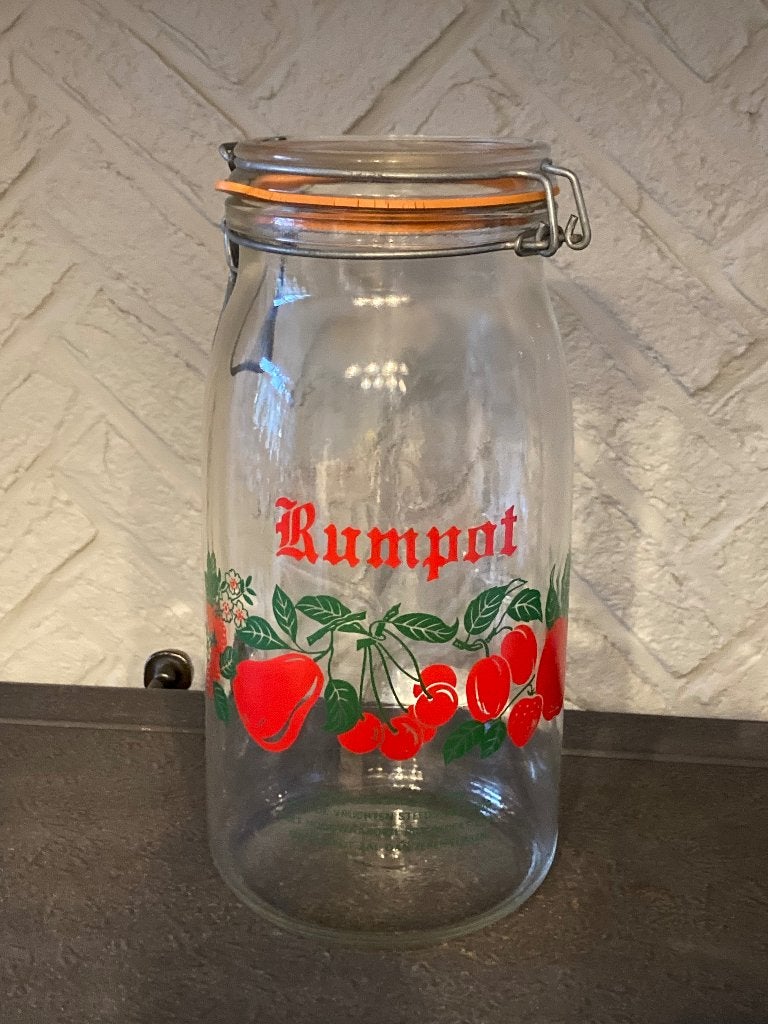 Rumpot, Huis en Inrichting, Keuken | Servies, Overige typen, Vintage, Ophalen of Verzenden, Glas