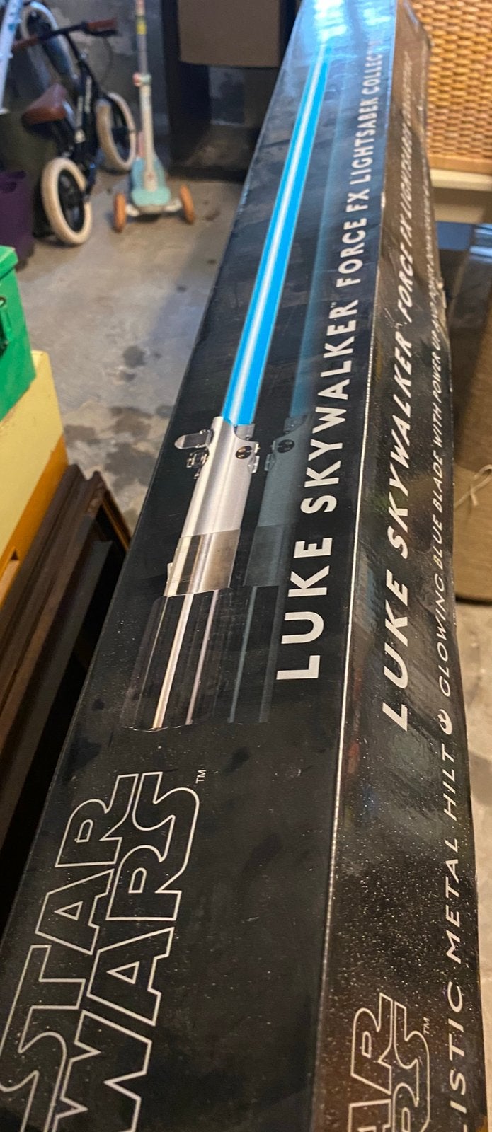 Star Warz light saber Luke Skywalker, Verzamelen, Ophalen, Gebruikt, Gebruiksvoorwerp