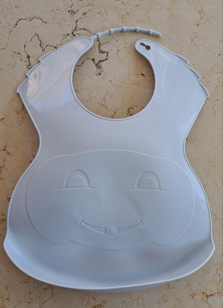 Bavoir en plastique avec plateau, Enlèvement