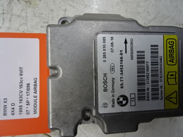 BOITIER AIRBAG BMW X3 (E83) (6577345216601), Autos : Pièces & Accessoires, Utilisé, BMW, Petuelring 130
80809  München, DE, Bayerische Motoren Werke AG