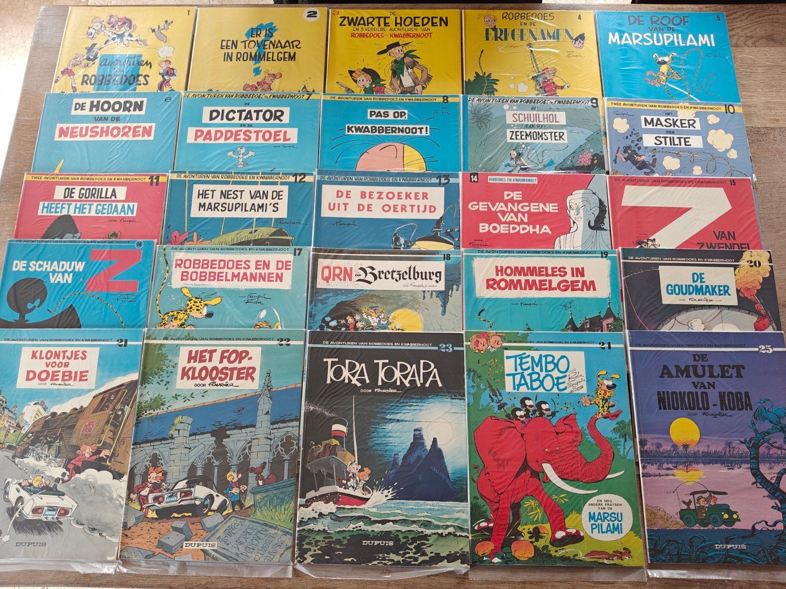 Robbedoes en kwabbernoot nr 1-50, Boeken, Stripverhalen, Ophalen of Verzenden
