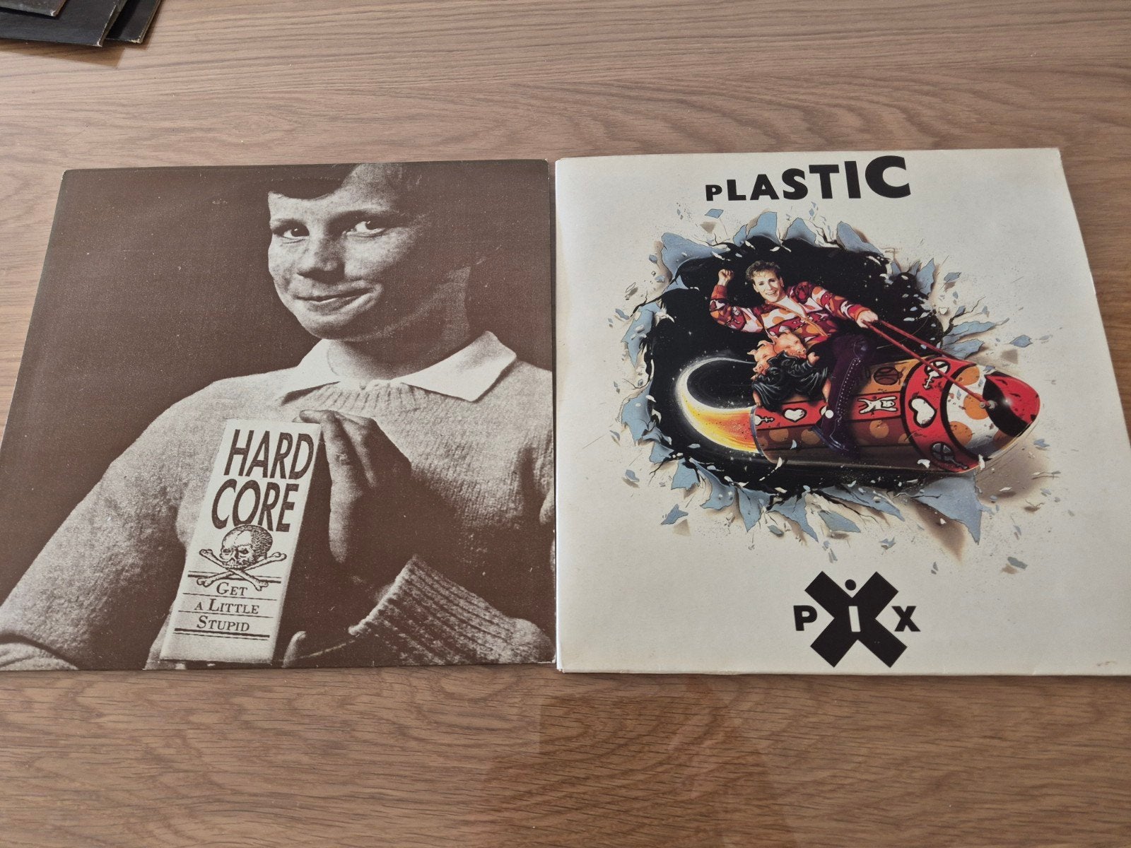 LP Hardcore Get a little stupid & Plastic Pix, Ophalen of Verzenden, Hardcore, LP