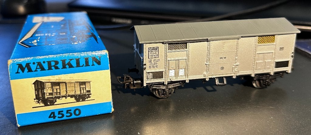 3382. Wagon couvert des FS H0 Märklin., Enlèvement ou Envoi, Comme neuf, Wagon, Märklin