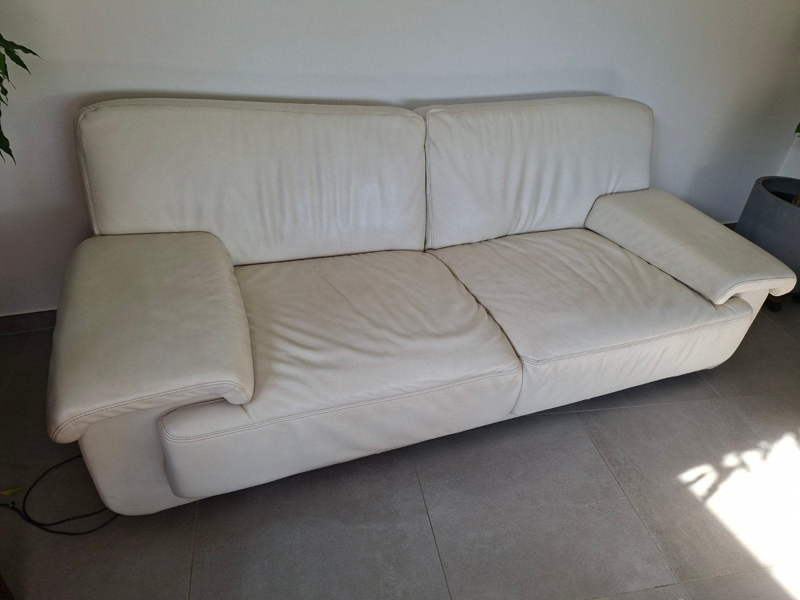 gratis lederen zetel, Enlèvement, Utilisé, Cuir