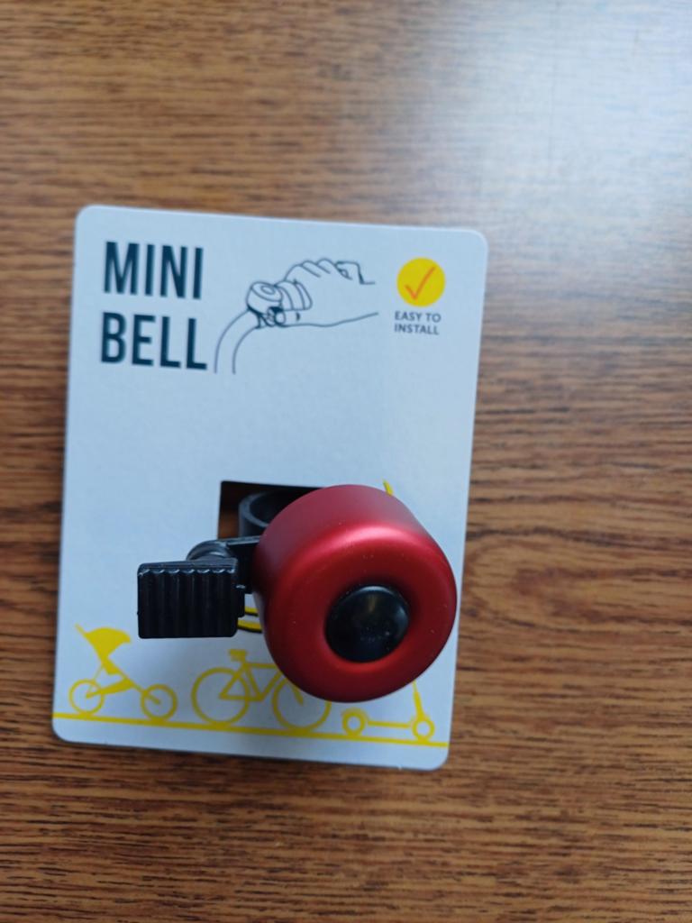 Mini fietsbel, Fietsen en Brommers, Fietsaccessoires | Fietsbellen, Ophalen of Verzenden