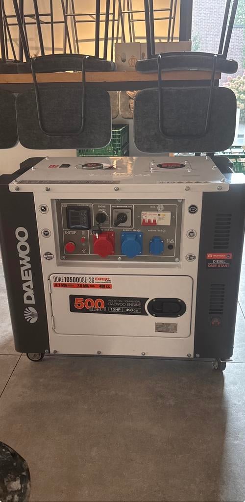 Daewoo Power DDAE10500DSE-3G - Diesel Aggregaat, Dieselolie, Geluidgedempt, Nieuw, Ophalen of Verzenden
