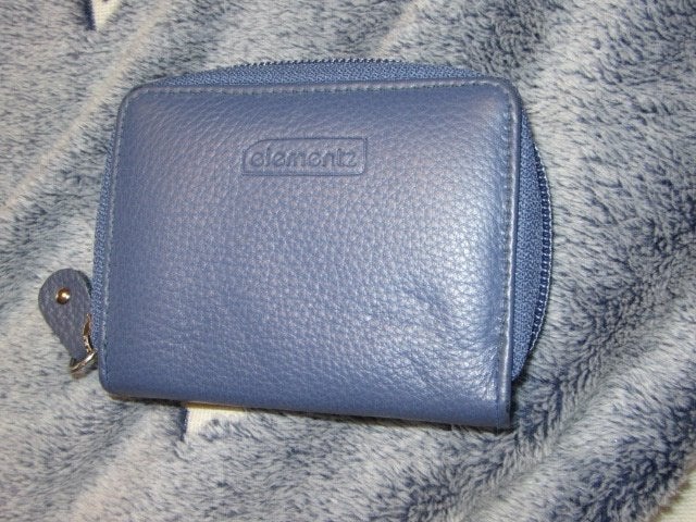 kaartenhouder - kaartjeshouder - pasjeshouder - blauw, Handtassen en Accessoires, Ophalen of Verzenden, Zo goed als nieuw, Blauw
