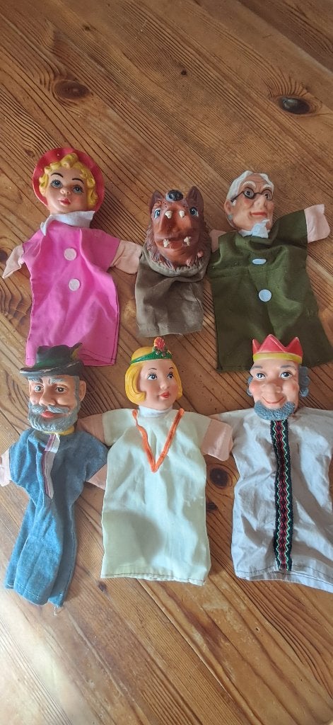 Poppen vintage poppenkastpoppen klassieke, Enlèvement, Utilisé, Autres types