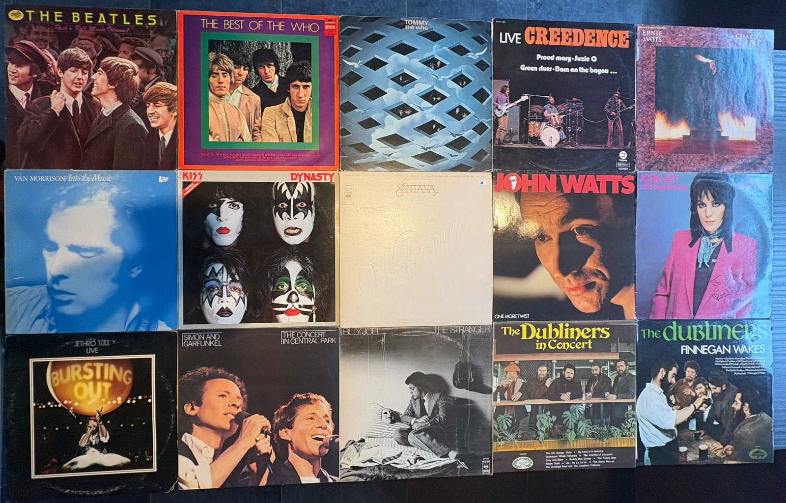 LP-platen lot – 15 stuks rock, Ophalen of Verzenden, Zo goed als nieuw, LP