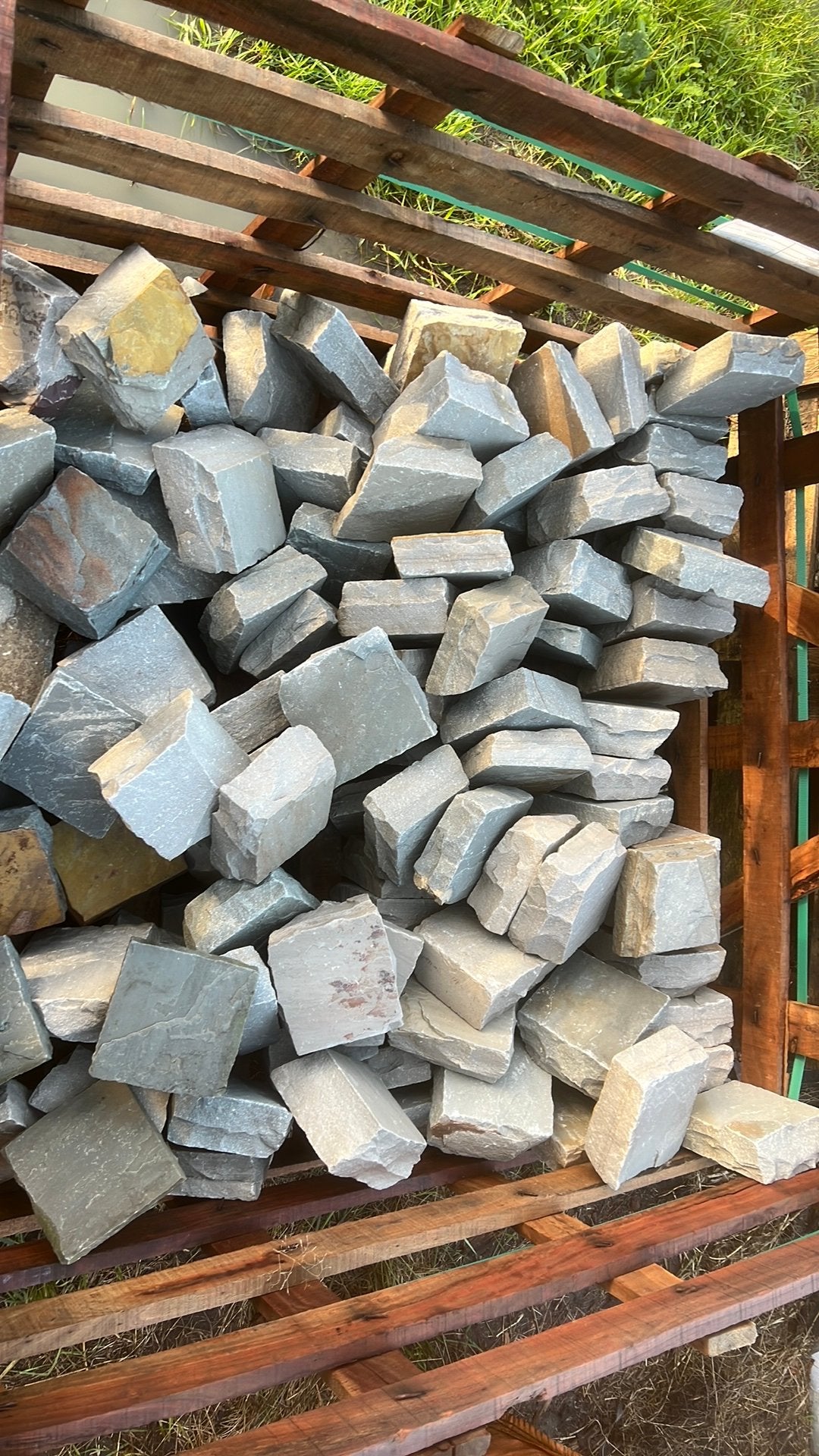Gratis lot Kandla Grey 12-15m2 dikte vooral 5-7cm, Jardin & Terrasse, Enlèvement, Neuf