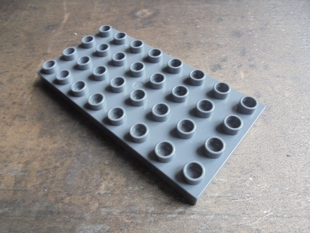 Lego Duplo Baseplate 4x8 (zie foto's) 7, Ophalen of Verzenden, Gebruikt, Losse stenen, Duplo