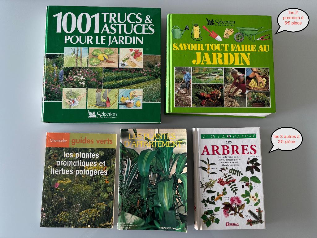 livres jardinage, plantes et arbres, Livres, Enlèvement, Comme neuf, Divers auteurs