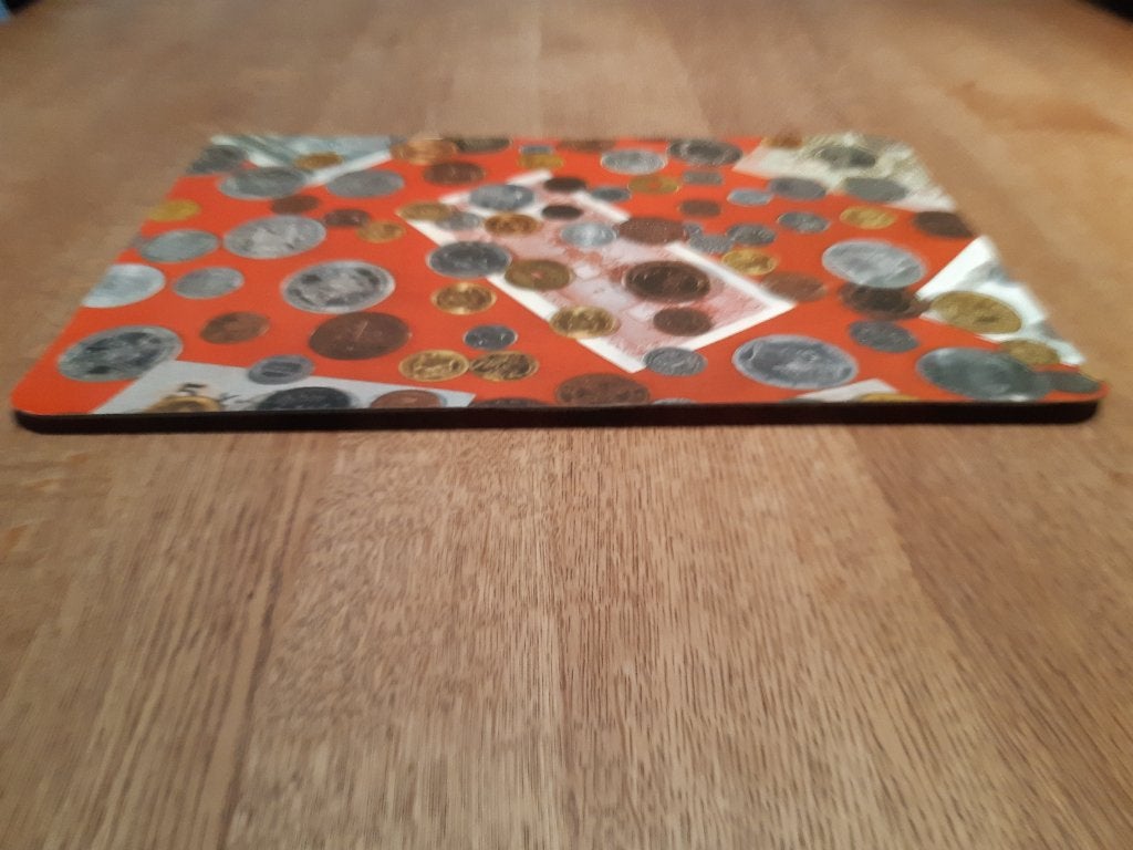 placemat munten, Huis en Inrichting, Keuken | Textiel, Ophalen of Verzenden, Zo goed als nieuw, Placemat