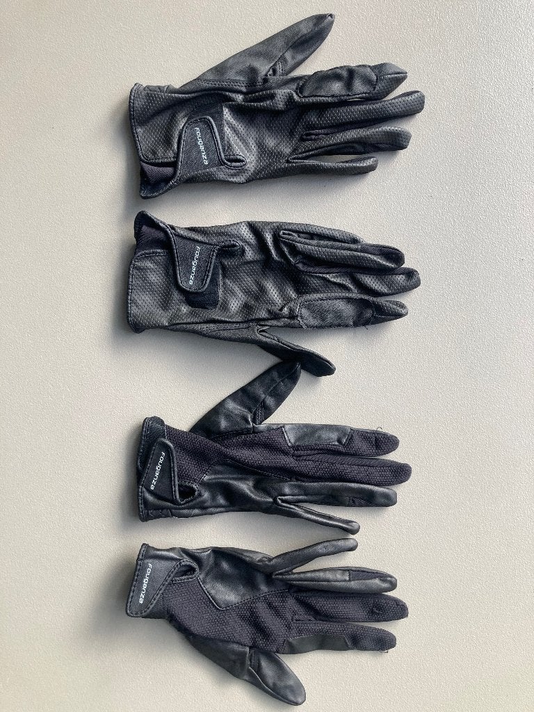Gants d’équitation - 2 paires, Animaux & Accessoires, Fouganza, Femmes, Utilisé, Autres types