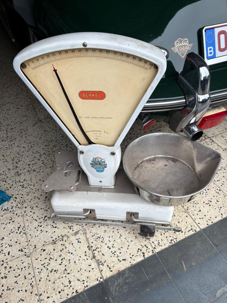 Berkel weegschaal, Ophalen, Gebruikt