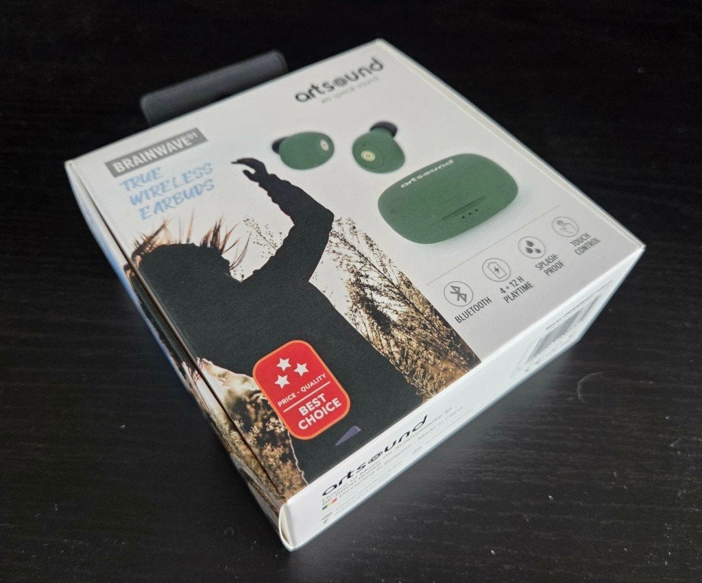 Ecouteurs In-Ear Artsound Brainwave 01 - neufs !, Enlèvement ou Envoi, Neuf, Vert, Intra-auriculaires (In-Ear)