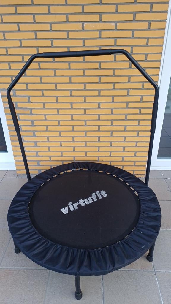 VirtuFit Opvouwbare Fitness Trampoline met Handvat - Zwart, Enlèvement