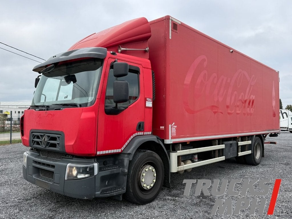 Renault D320 WIDE Laadklep 3T*VOLLEDIG LUCHTVERING*kast 8M, Auto's, Automaat, Euro 6, Verwarmde buitenspiegels, Renault