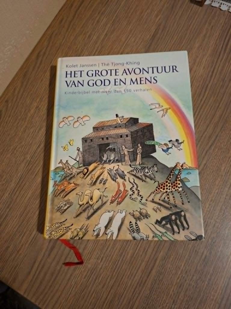 Het grote avontuur van God en mens / Kinderbijbel, Gelezen, Fictie algemeen, Ophalen of Verzenden, Kolet Janssen