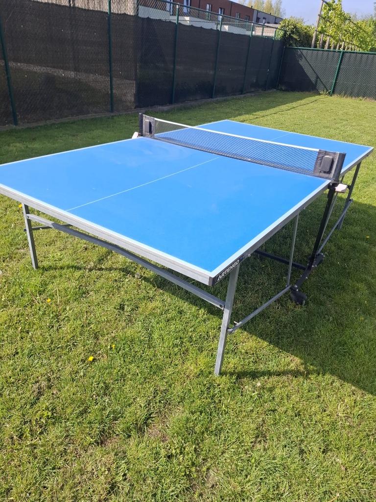 Ping Pong tafel, Sport en Fitness, Tafeltennis, Ophalen, Gebruikt, Tafel Outdoor, Verrijdbaar