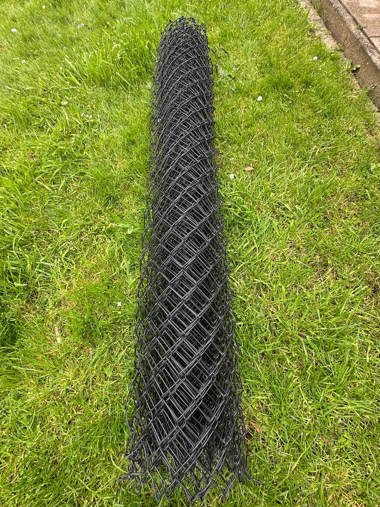 Zwart draad 1.80 hoog en 6,5 meter lang, Ophalen, Nieuw, Minder dan 10 meter, Draad