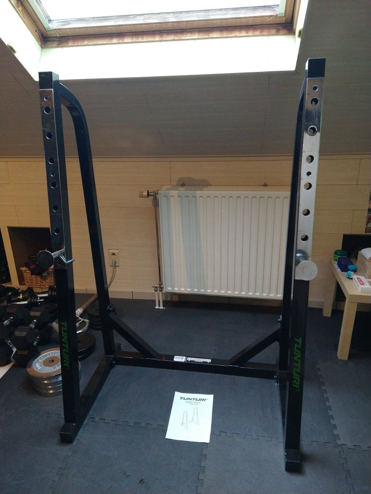Tunturi WT40 squat rack, Sport en Fitness, Ophalen, Zo goed als nieuw