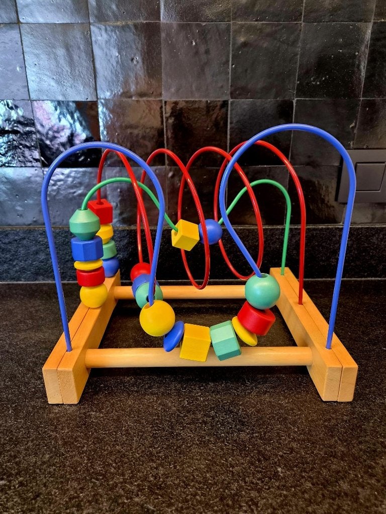 Houten kralenspiraal, Kinderen en Baby's, Ophalen, Zo goed als nieuw, Overige typen