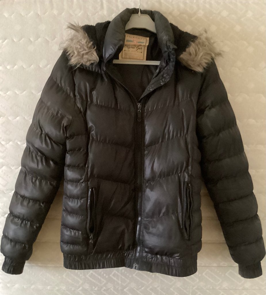 Zwarte winterjas van Lemon Beret maat 176, Enfants & Bébés, Enlèvement ou Envoi, Lemon Beret, Manteau