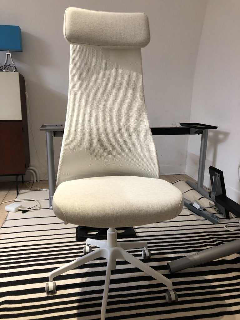 Ikea ergonomische bureaustoel in uitstekende staat, koopje!!, Maison & Meubles, Chaises de bureau, Beige, Comme neuf, Enlèvement
