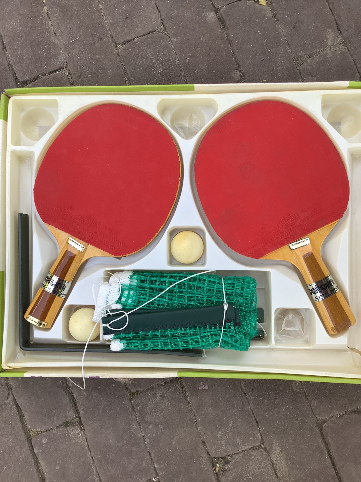 2 pingpong paletten, Sport en Fitness, Ophalen, Zo goed als nieuw