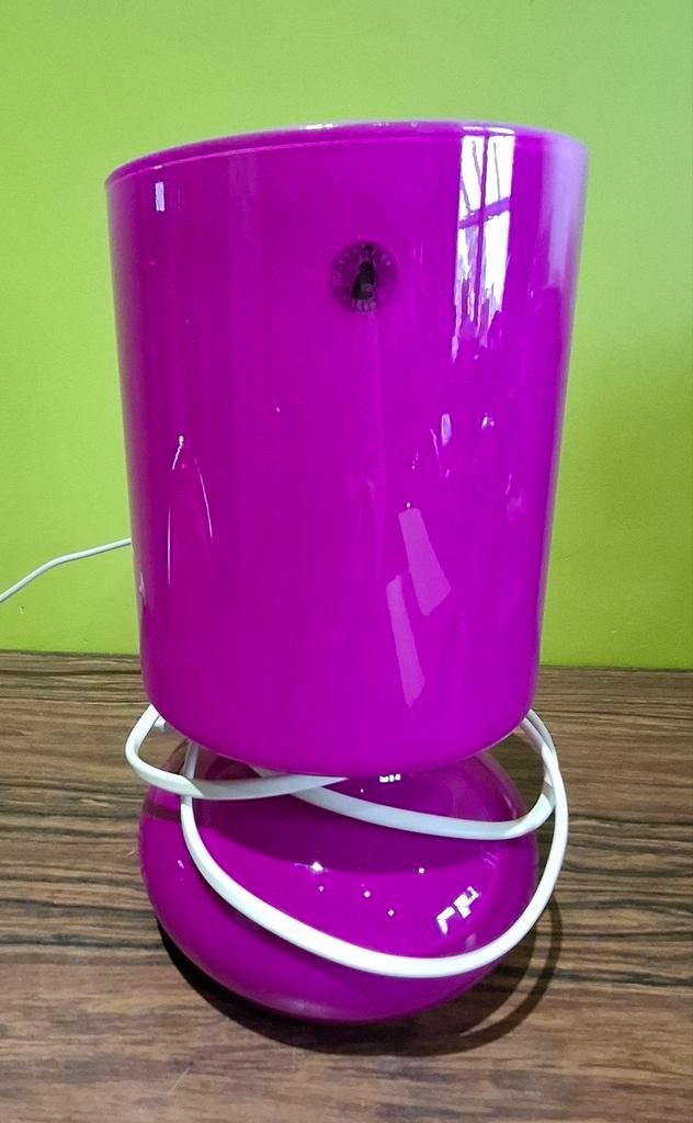 Lampe de table Fushia et vert Ikea Lykta en très bon état, Enlèvement ou Envoi