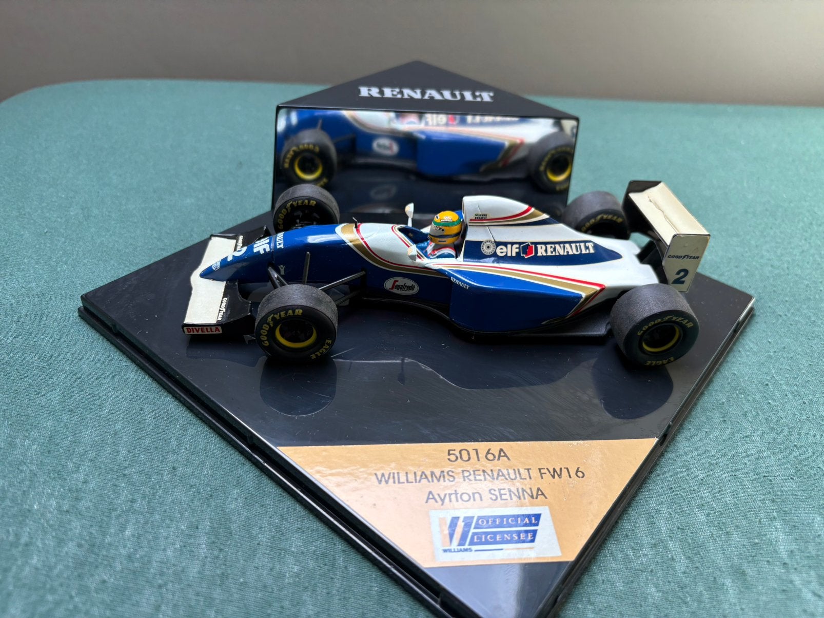 Ayrton Senna - Williams Renault FW16 - F1- 5016A-portugal, Hobby en Vrije tijd, Ophalen of Verzenden, Gebruikt