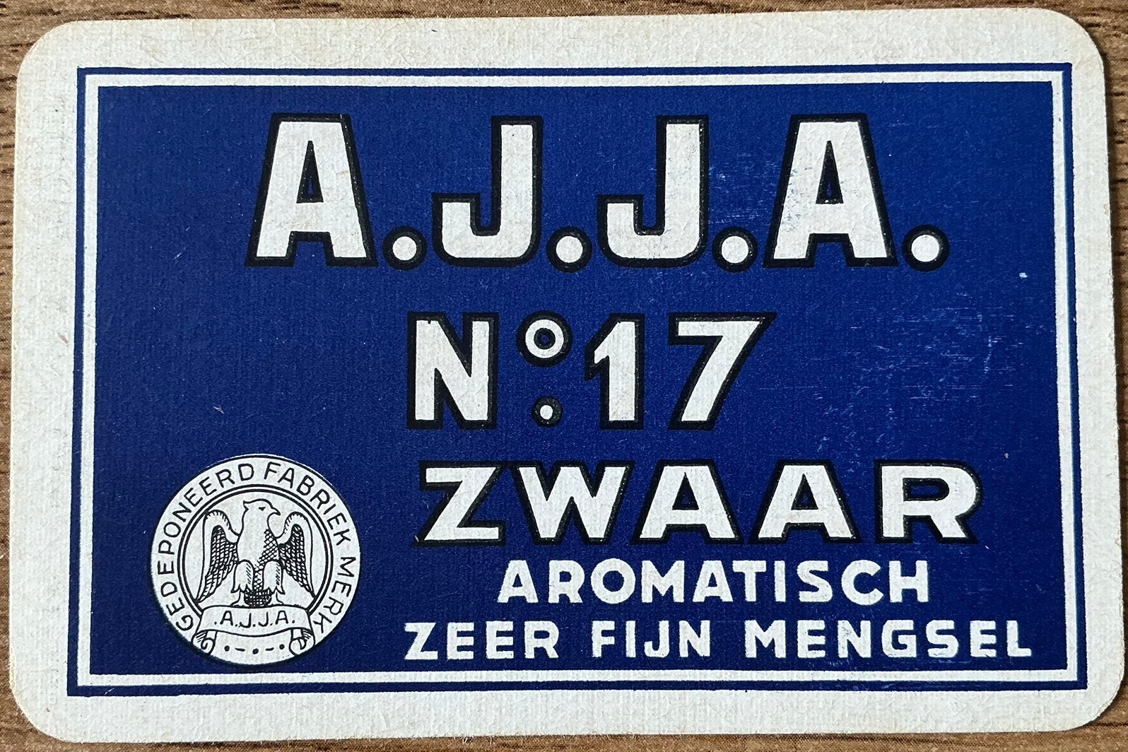 Splk A.J.J.A. TABAK, Ophalen of Verzenden, Zo goed als nieuw, Speelkaart(en)