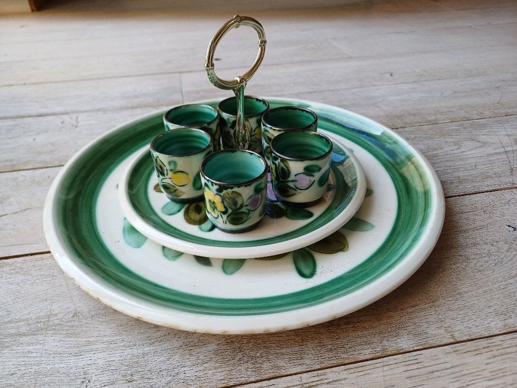 Ensemble faïence Boch Belgium " in the mood" Vintage 70', Assiettes(s), Enlèvement, Utilisé, Autres matériaux