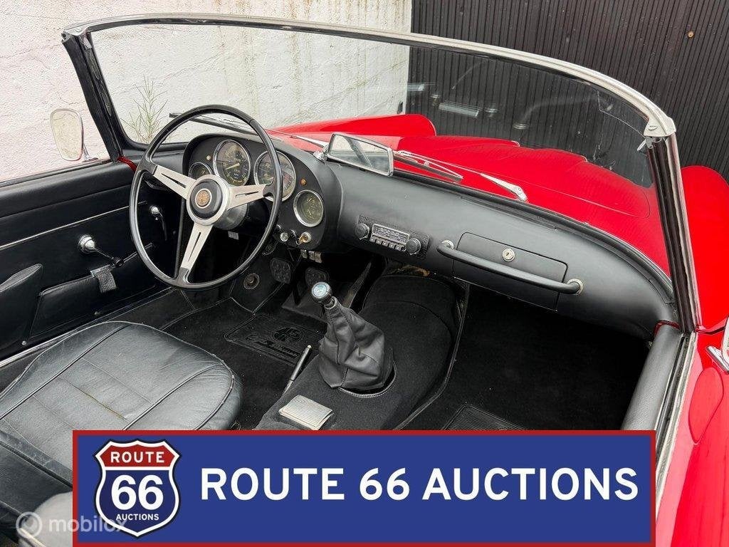 Alfa Romeo Spider Touring | 1959 | Route 66 Auctions, Autos, Achat, Entreprise, Boîte manuelle, Autre carrosserie