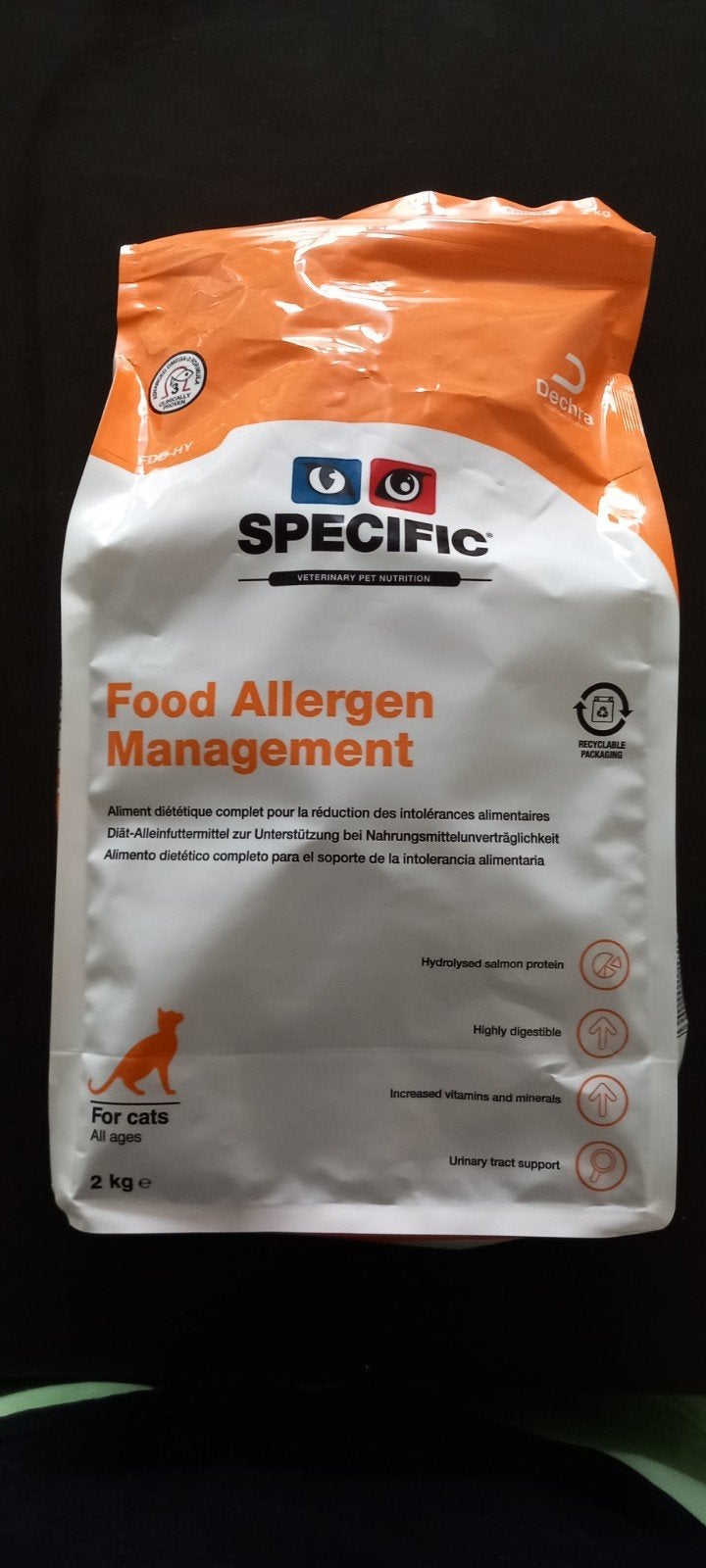 Anti allergen droogvoer kat 2kg, Dieren en Toebehoren, Dierenvoeding, Ophalen of Verzenden, Kat