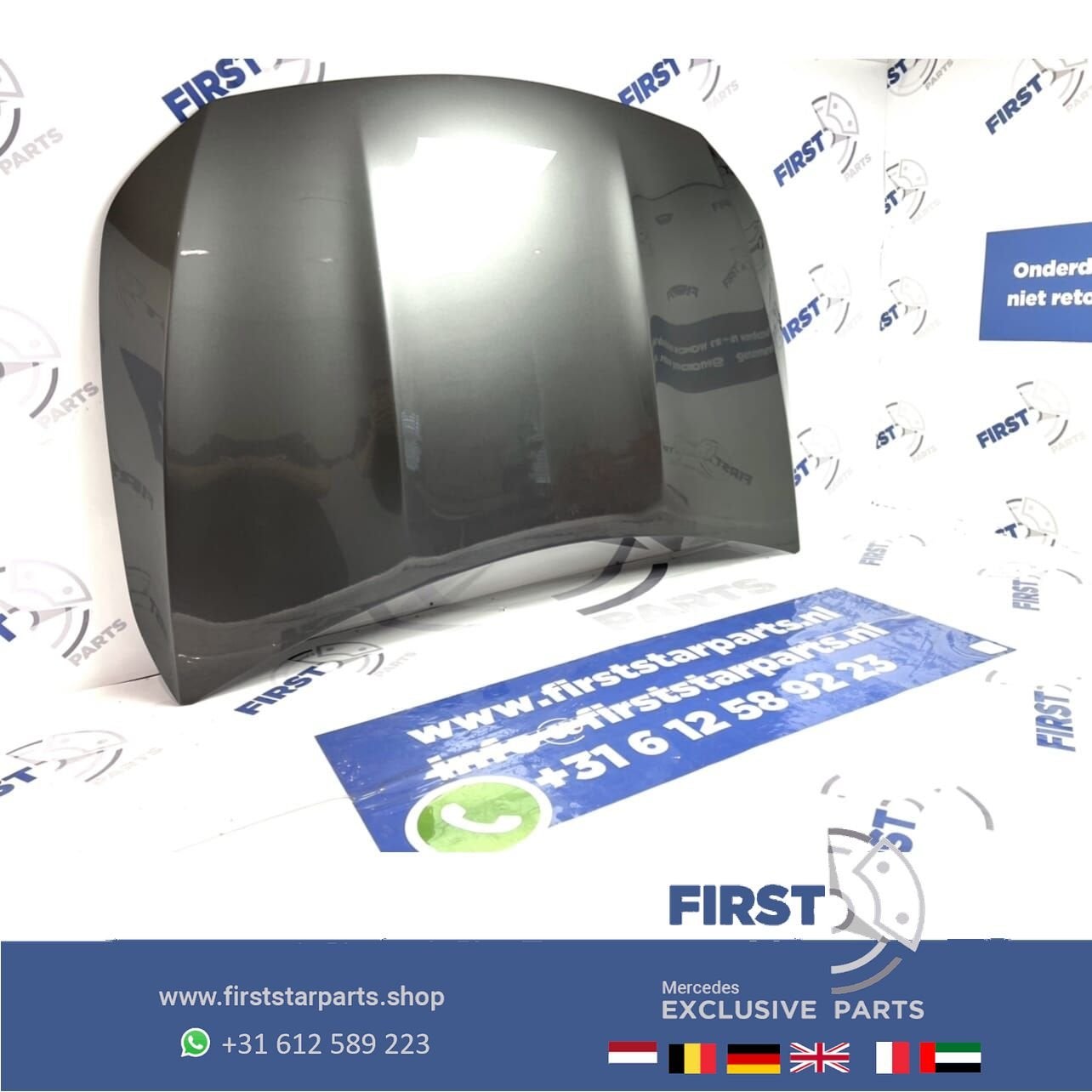 W118 CLA MOTORKAP ORIGINEEL Mercedes 2018-2026 C118 X118 GRI, Utilisé, -, Capot moteur, Avant