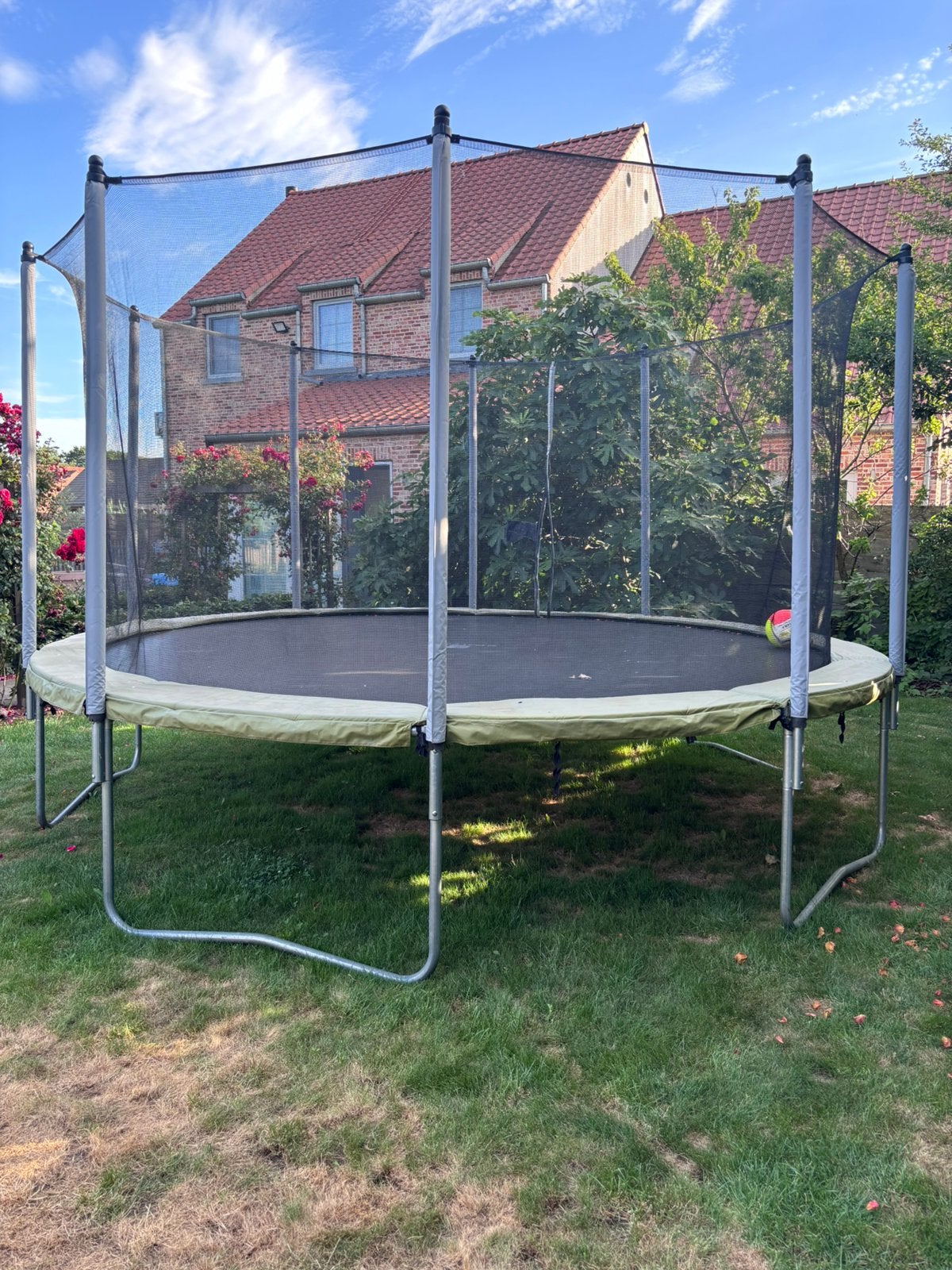 Domyos Essential 420 trampoline (Ø 4,20 m), Kinderen en Baby's, Speelgoed | Buiten | Trampolines, Ophalen, Gebruikt