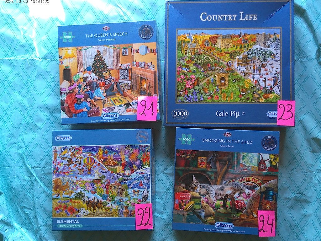 puzzel 1000 gibsons, Enlèvement ou Envoi, Utilisé