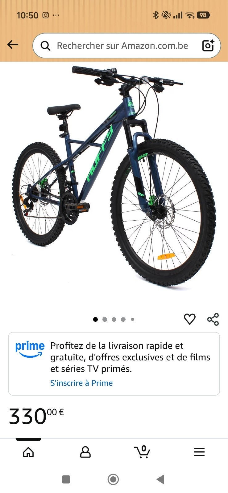 Te koop Jongensfiets mtb 26", Sport en Fitness, Overige Sport en Fitness, Ophalen of Verzenden