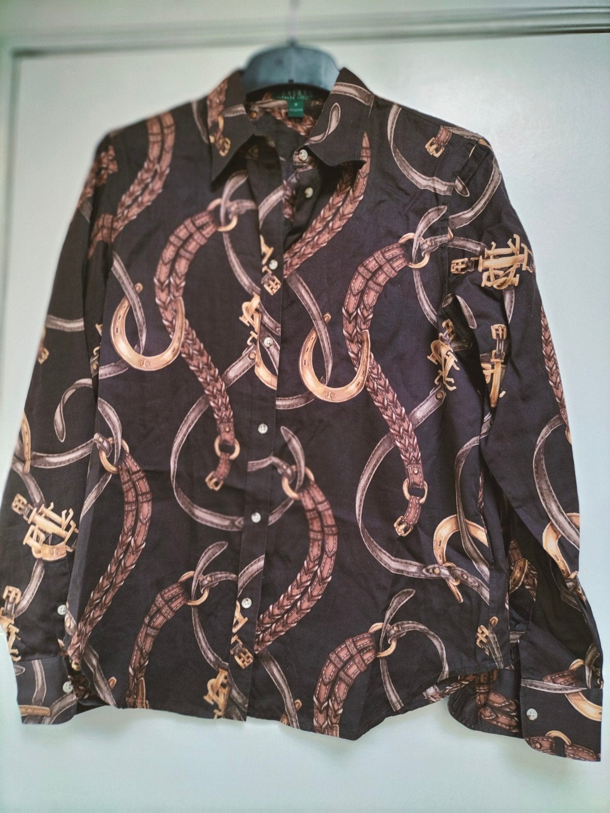 Ralph Lauren, mooie katoenen bloes M, Ophalen of Verzenden