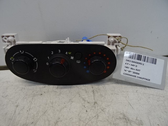 BEDIENINGSPANEEL VERWARMING Dacia Sandero II (N106277R), Gebruikt, Dacia