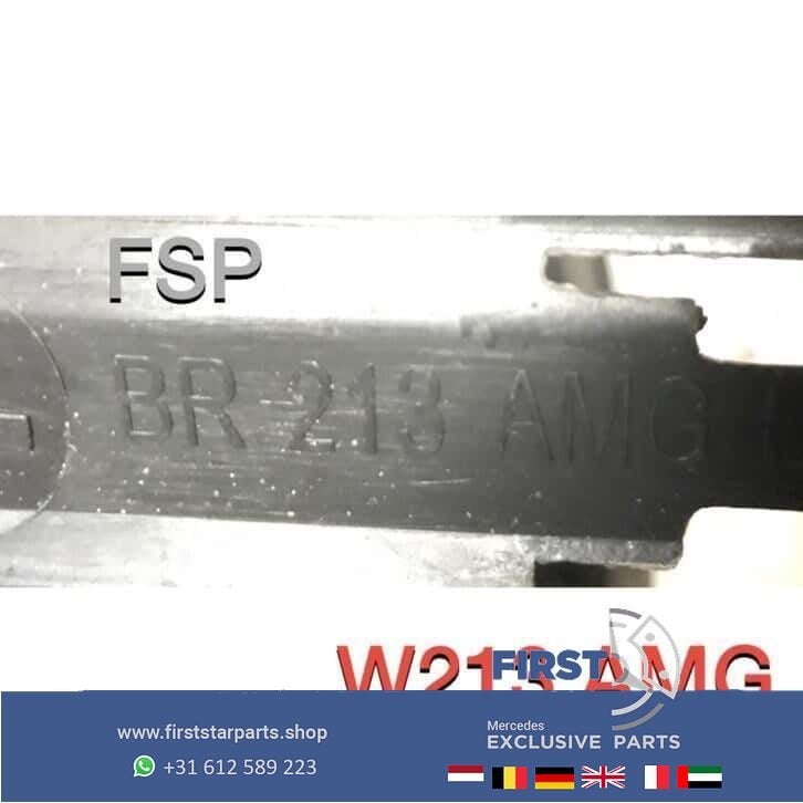 W213 E63 AMG Diffuser Mercedes E Klasse 2016-2018 origineel, Gebruikt, -, Ophalen of Verzenden, -