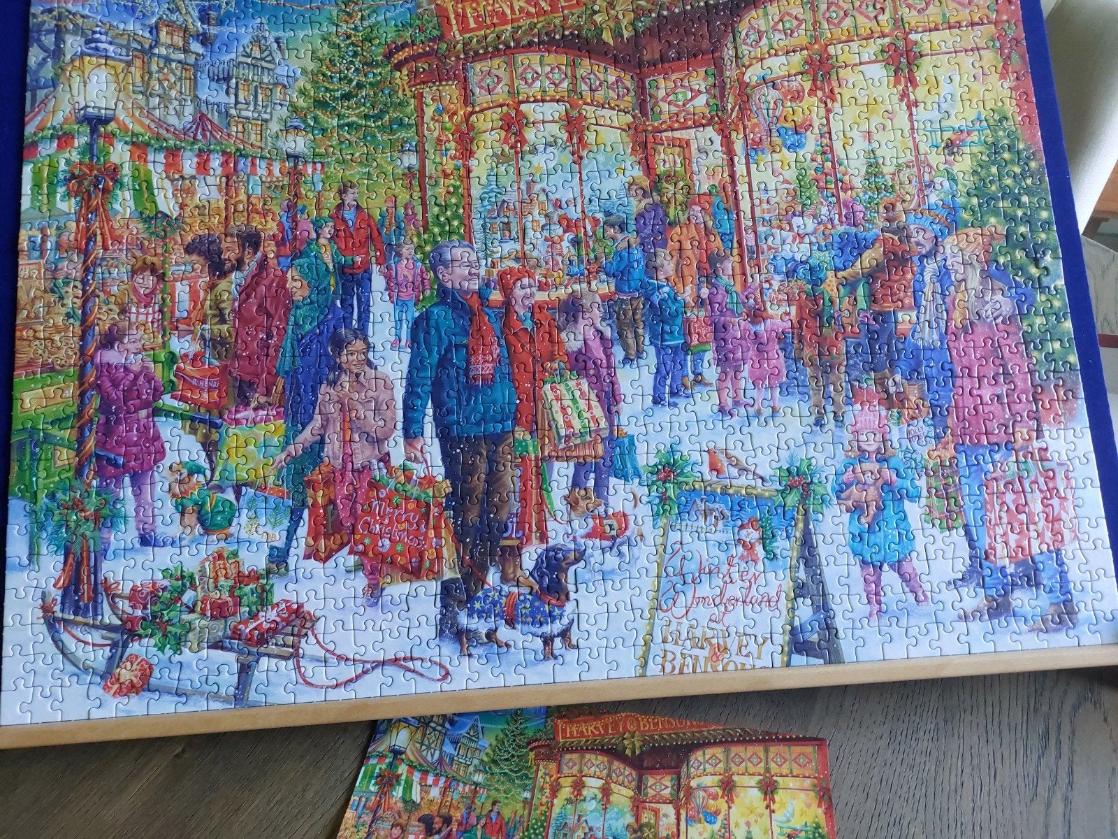 Gibsons puzzel Winter Wonderland 1000 stukjes, Ophalen of Verzenden, 500 t/m 1500 stukjes, Zo goed als nieuw, Legpuzzel